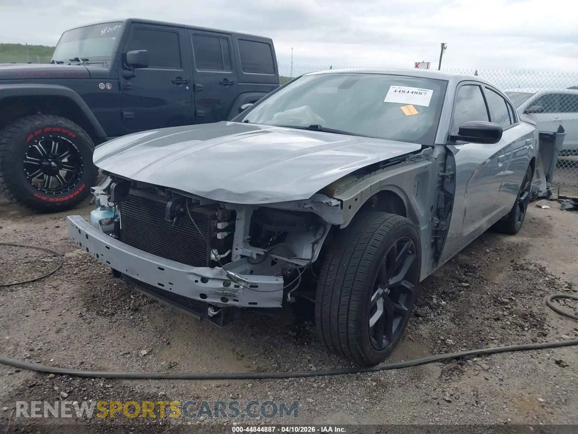 2 Photograph of a damaged car 2C3CDXBG0MH570056 DODGE CHARGER 2021