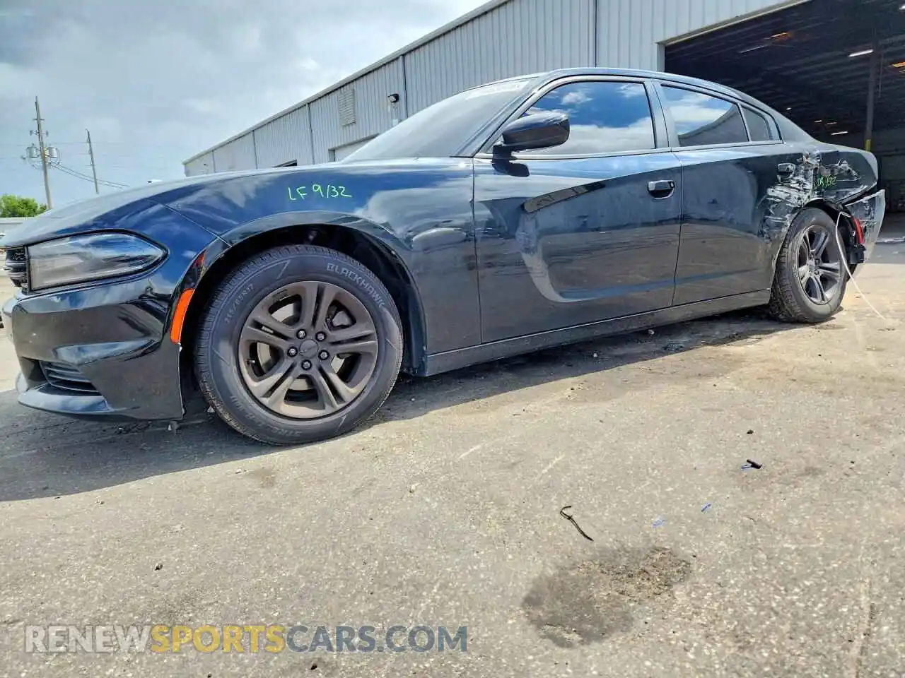 1 Photograph of a damaged car 2C3CDXBG0MH642910 DODGE CHARGER 2021