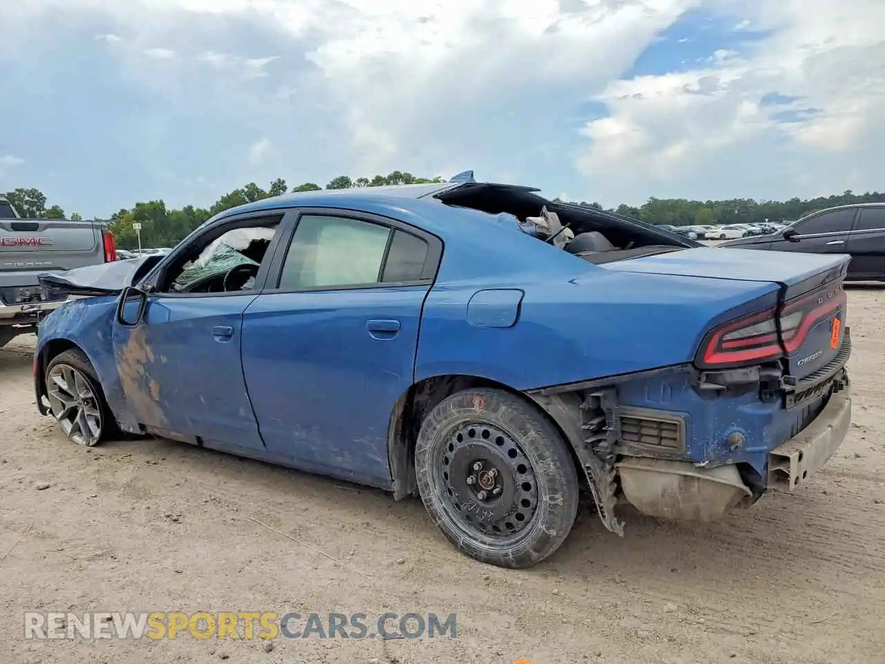 2 Photograph of a damaged car 2C3CDXBG0MH648075 DODGE CHARGER 2021