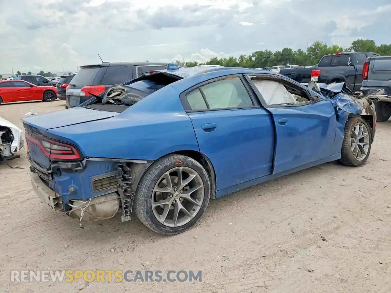 3 Photograph of a damaged car 2C3CDXBG0MH648075 DODGE CHARGER 2021