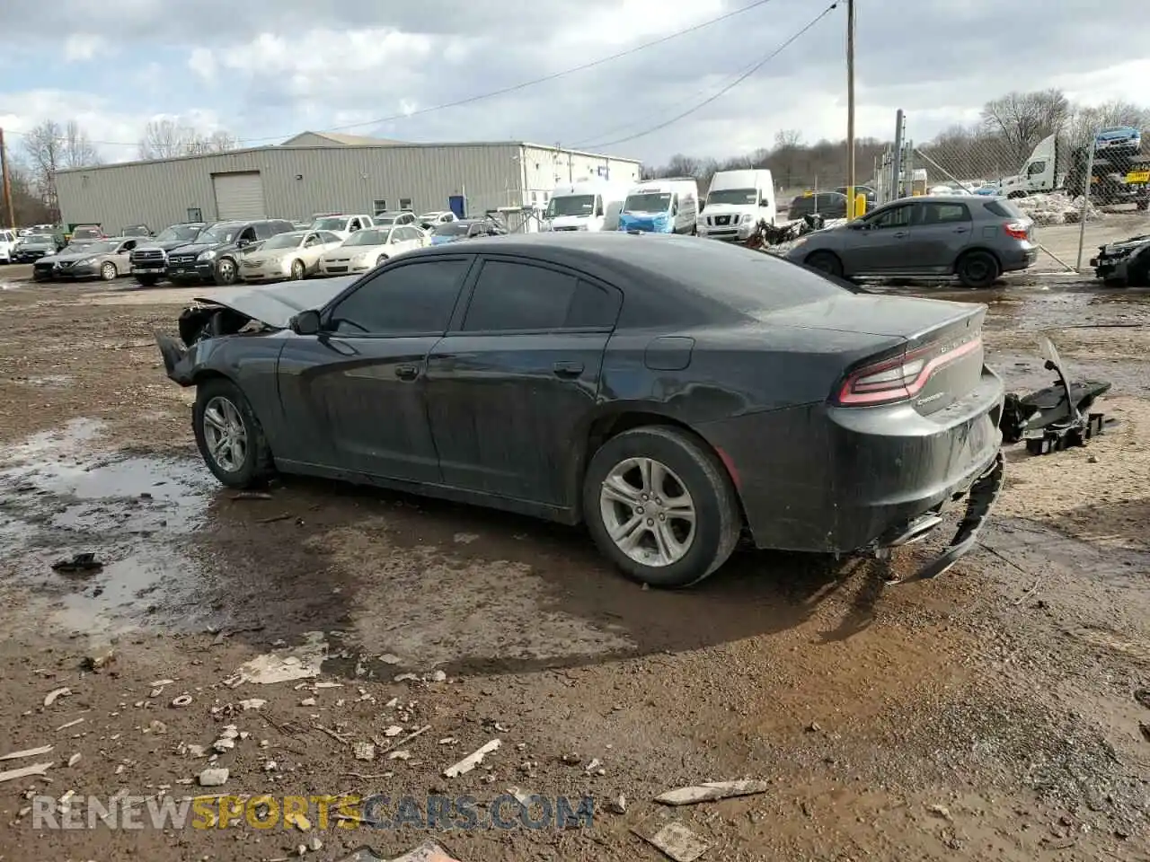2 Photograph of a damaged car 2C3CDXBG1MH514966 DODGE CHARGER 2021
