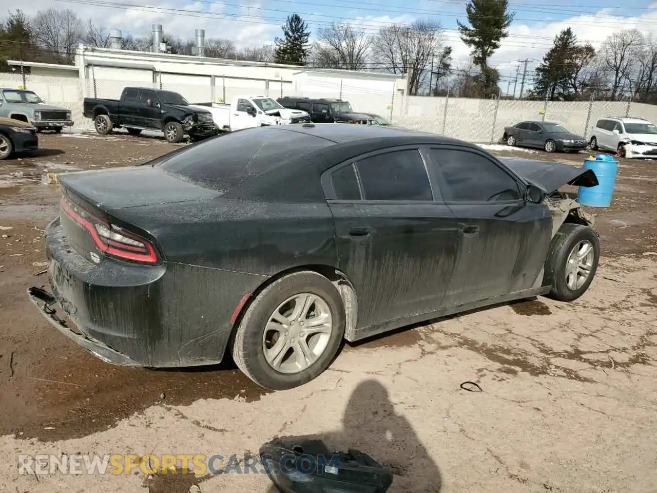 3 Photograph of a damaged car 2C3CDXBG1MH514966 DODGE CHARGER 2021