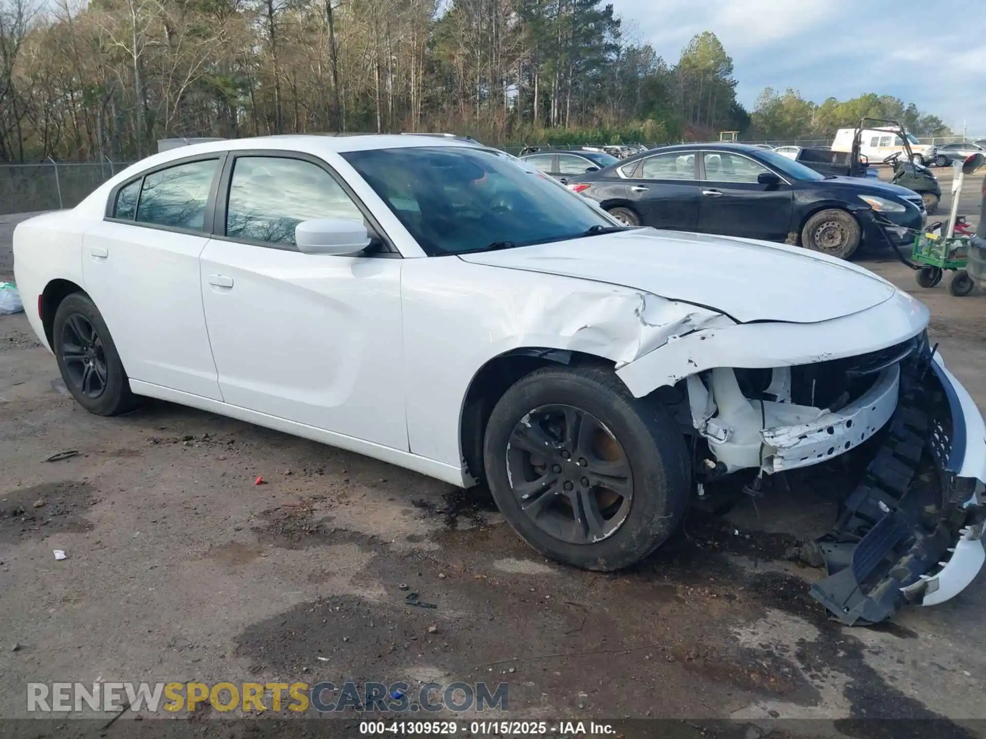 1 Photograph of a damaged car 2C3CDXBG1MH541858 DODGE CHARGER 2021