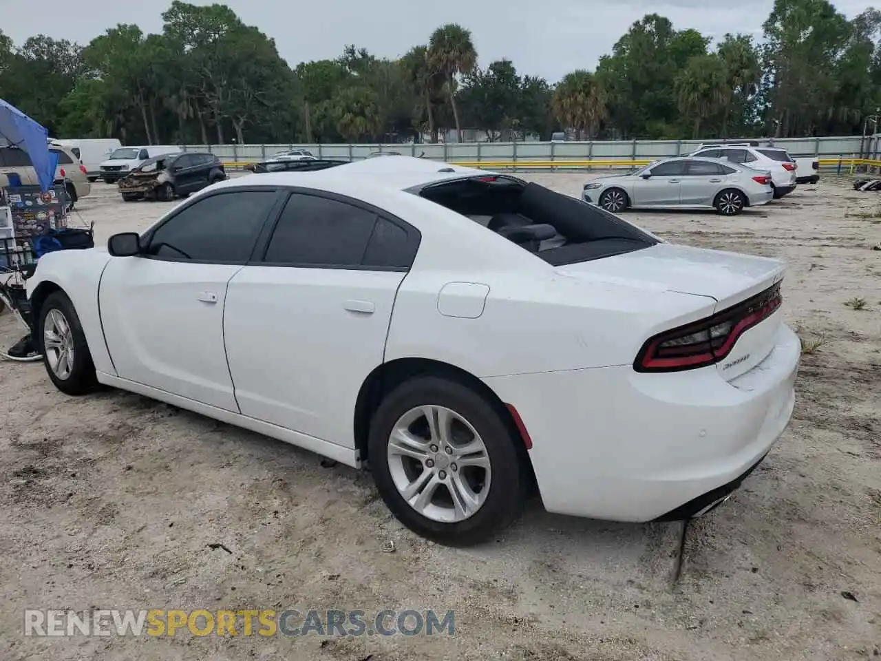 2 Photograph of a damaged car 2C3CDXBG1MH543724 DODGE CHARGER 2021