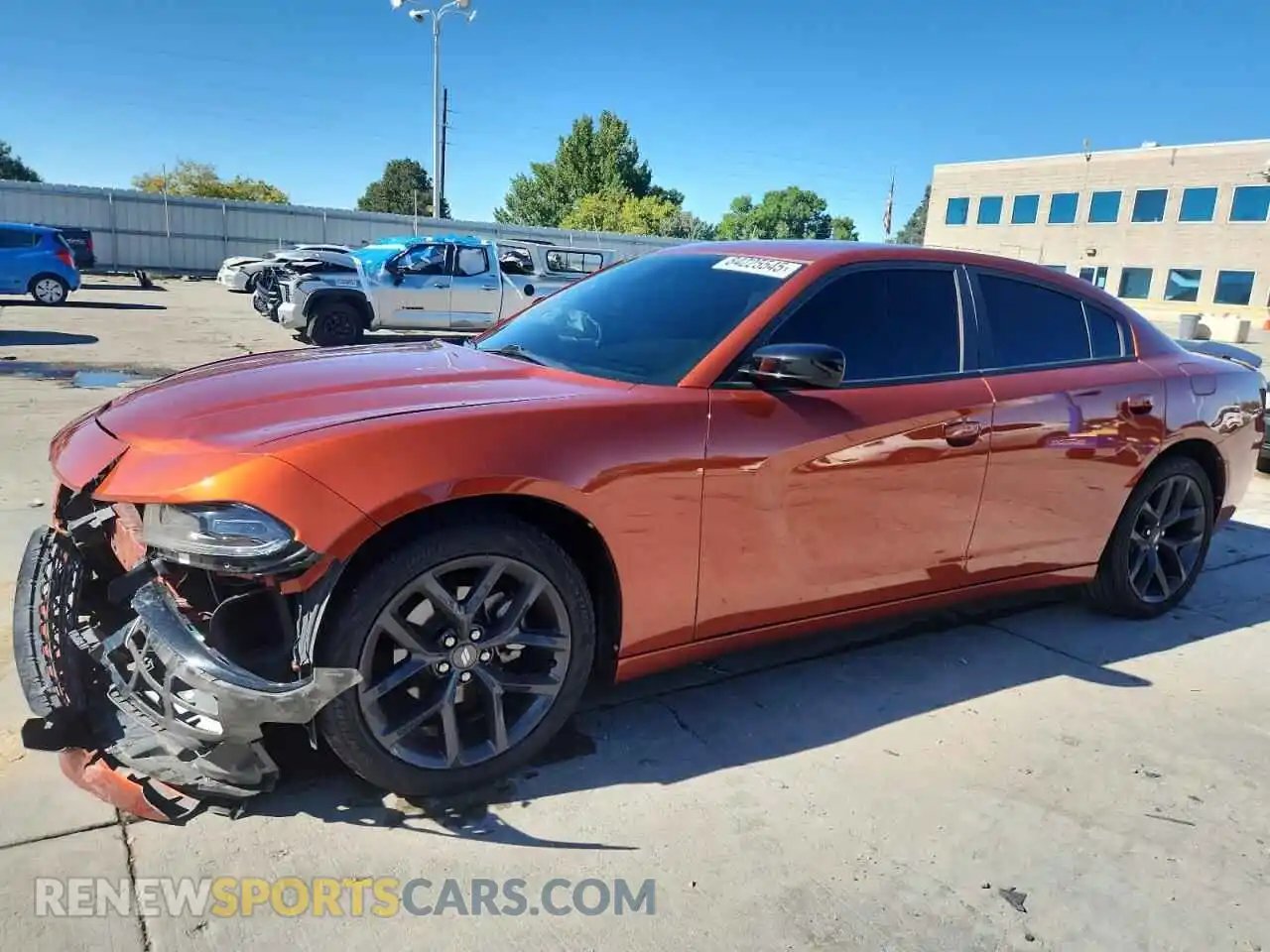 1 Photograph of a damaged car 2C3CDXBG1MH561608 DODGE CHARGER 2021
