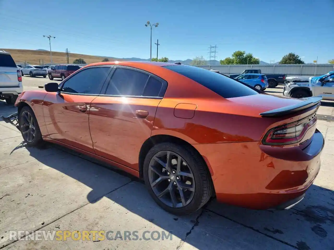 2 Photograph of a damaged car 2C3CDXBG1MH561608 DODGE CHARGER 2021