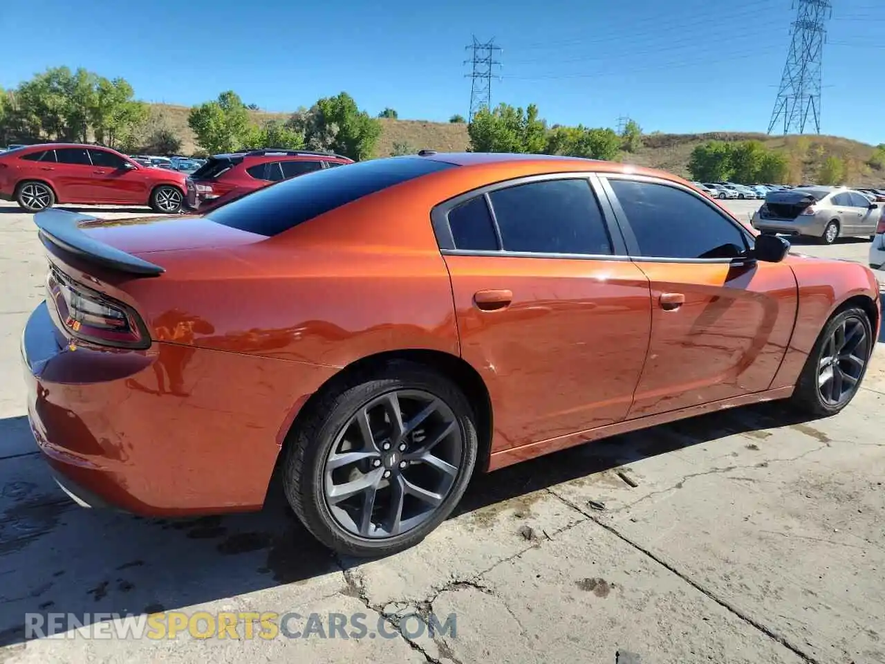 3 Photograph of a damaged car 2C3CDXBG1MH561608 DODGE CHARGER 2021