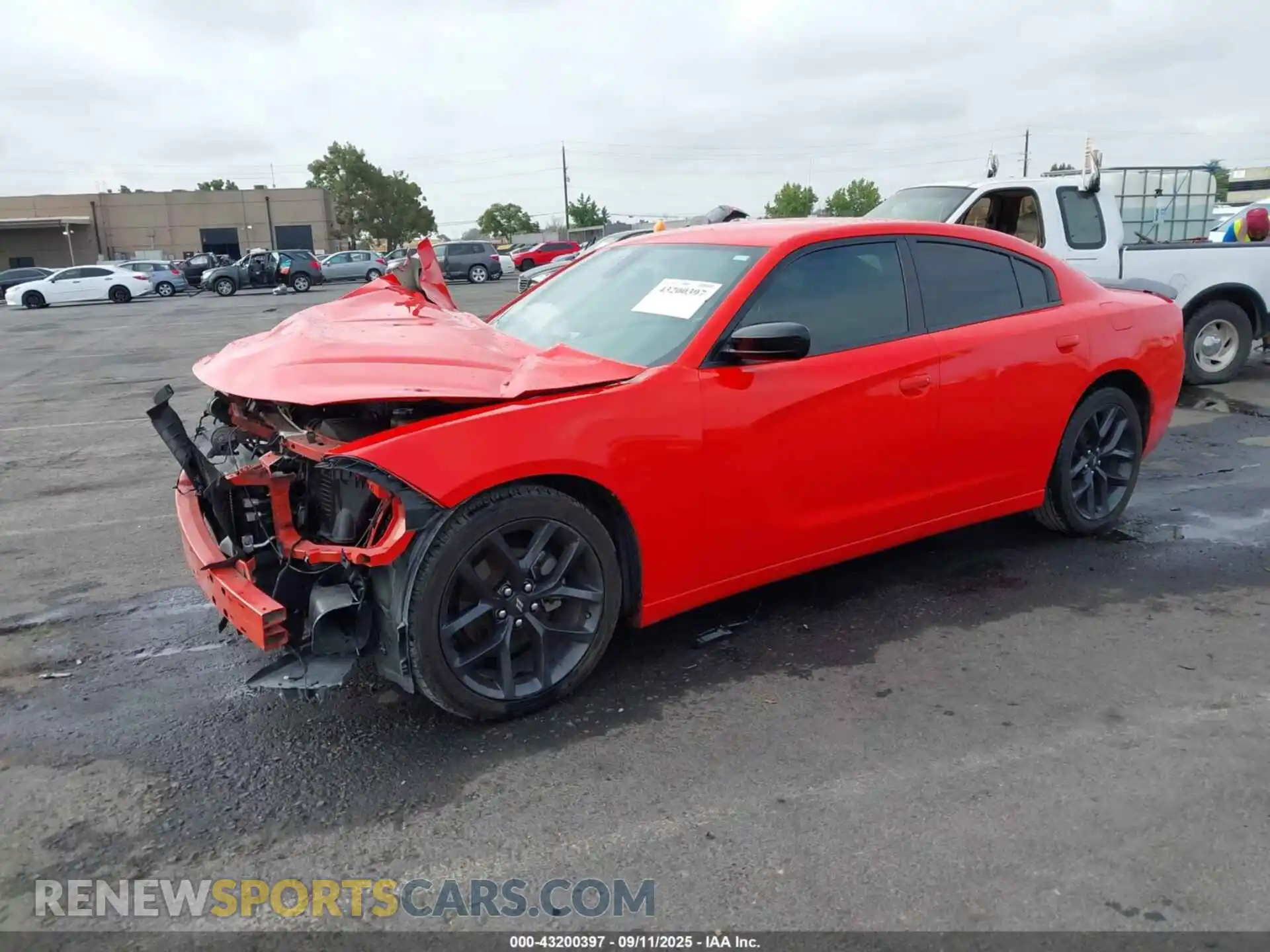 2 Photograph of a damaged car 2C3CDXBG1MH602125 DODGE CHARGER 2021