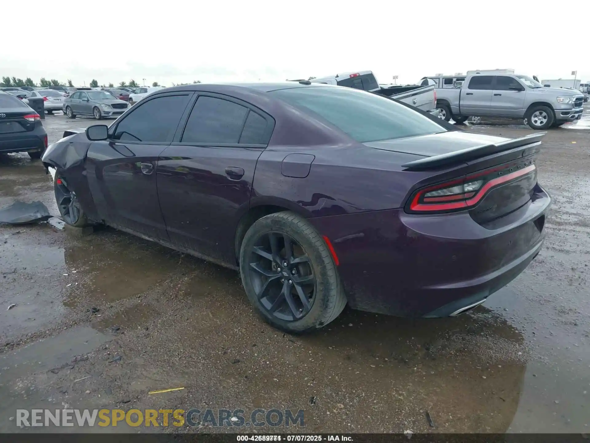 3 Photograph of a damaged car 2C3CDXBG1MH611911 DODGE CHARGER 2021