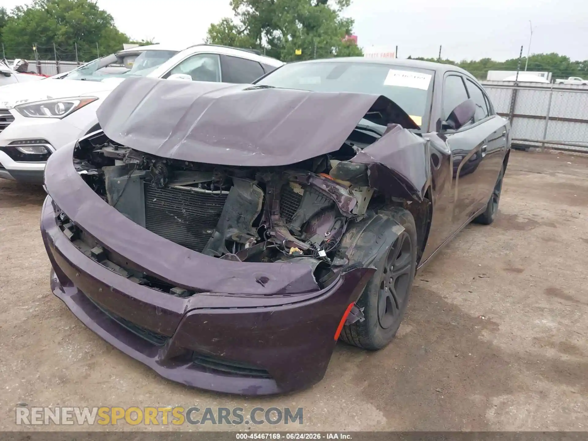 2 Photograph of a damaged car 2C3CDXBG1MH636095 DODGE CHARGER 2021