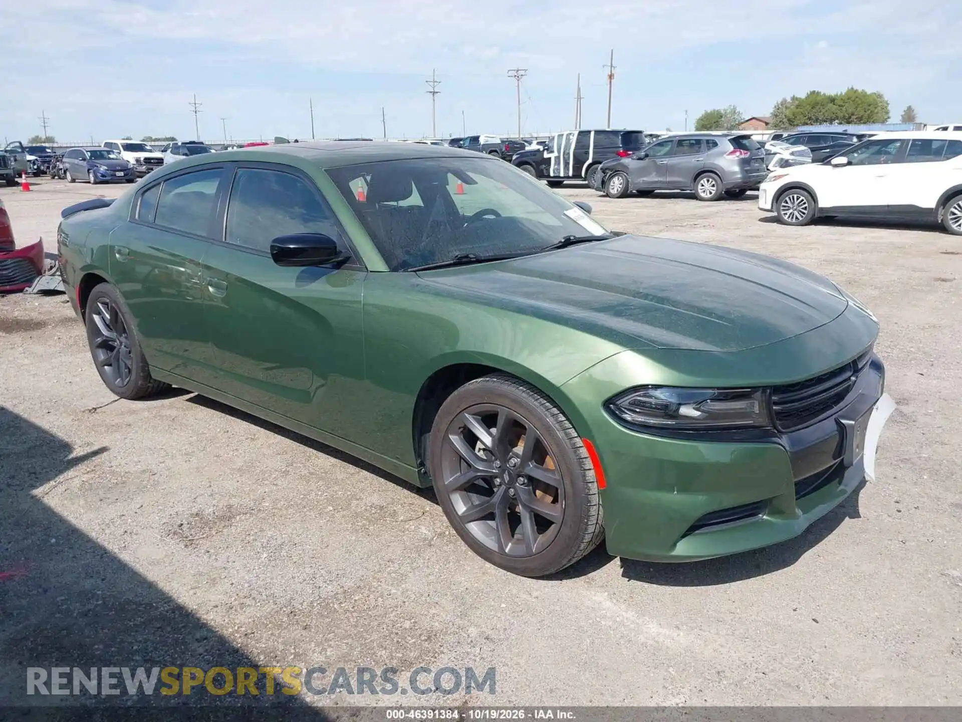 1 Photograph of a damaged car 2C3CDXBG1MH677939 DODGE CHARGER 2021