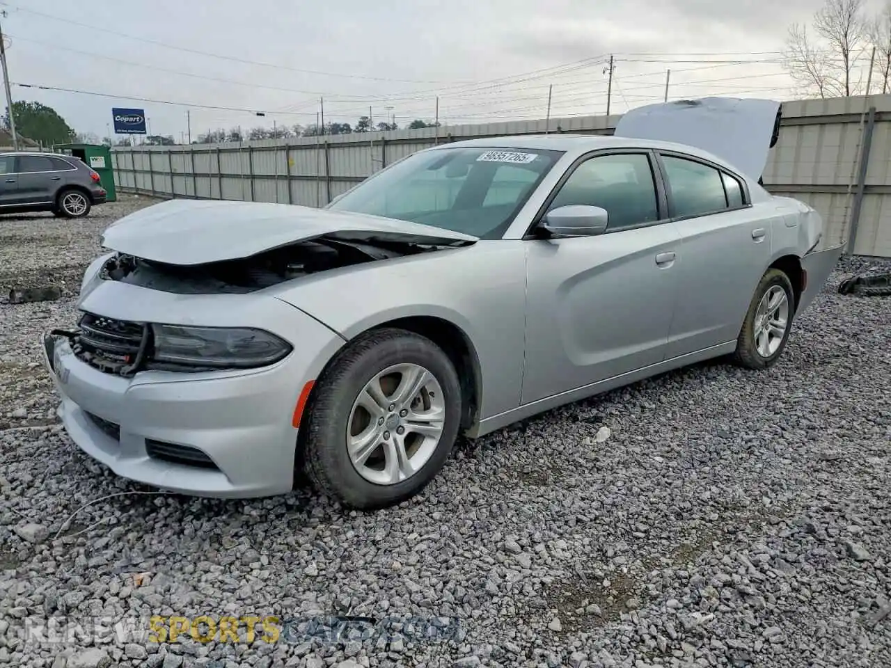 1 Photograph of a damaged car 2C3CDXBG2MH522610 DODGE CHARGER 2021