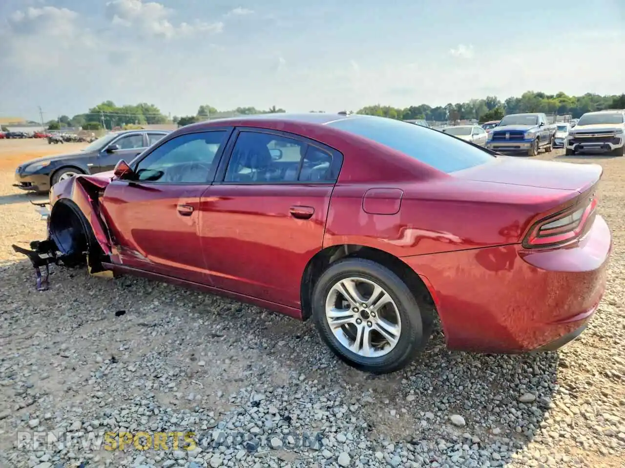 2 Photograph of a damaged car 2C3CDXBG2MH548026 DODGE CHARGER 2021