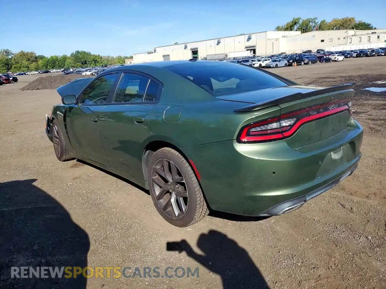 2 Photograph of a damaged car 2C3CDXBG2MH616695 DODGE CHARGER 2021