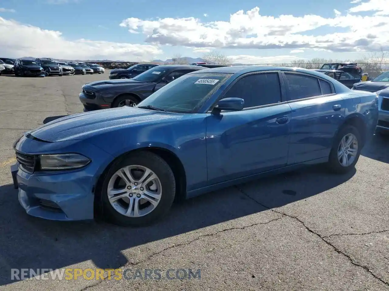 1 Photograph of a damaged car 2C3CDXBG2MH632654 DODGE CHARGER 2021
