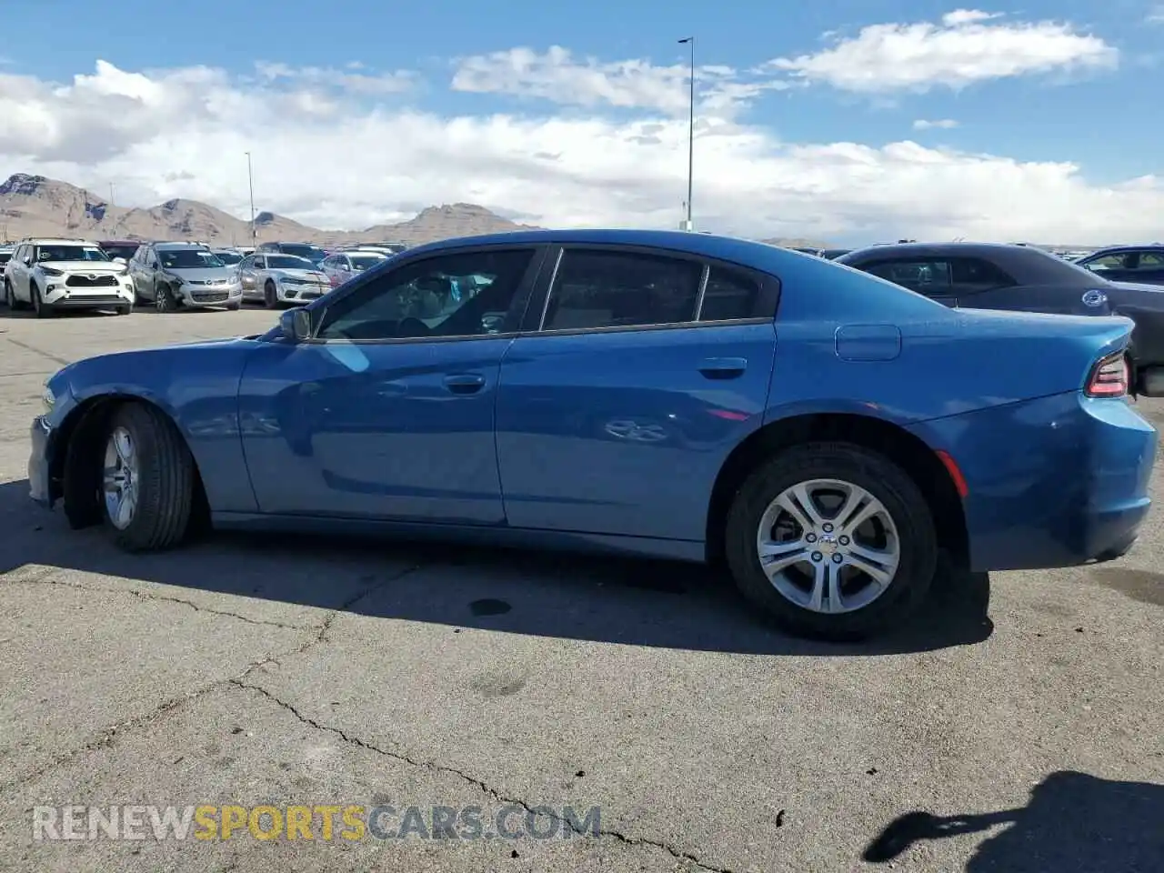 2 Photograph of a damaged car 2C3CDXBG2MH632654 DODGE CHARGER 2021
