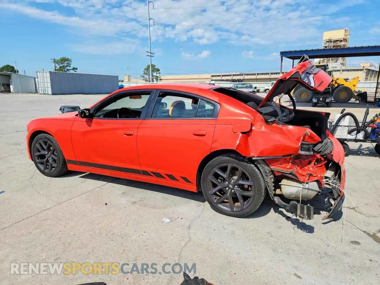 2 fotografías del automóvil dañado 2C3CDXBG3MH512605 DODGE CHARGER 2021