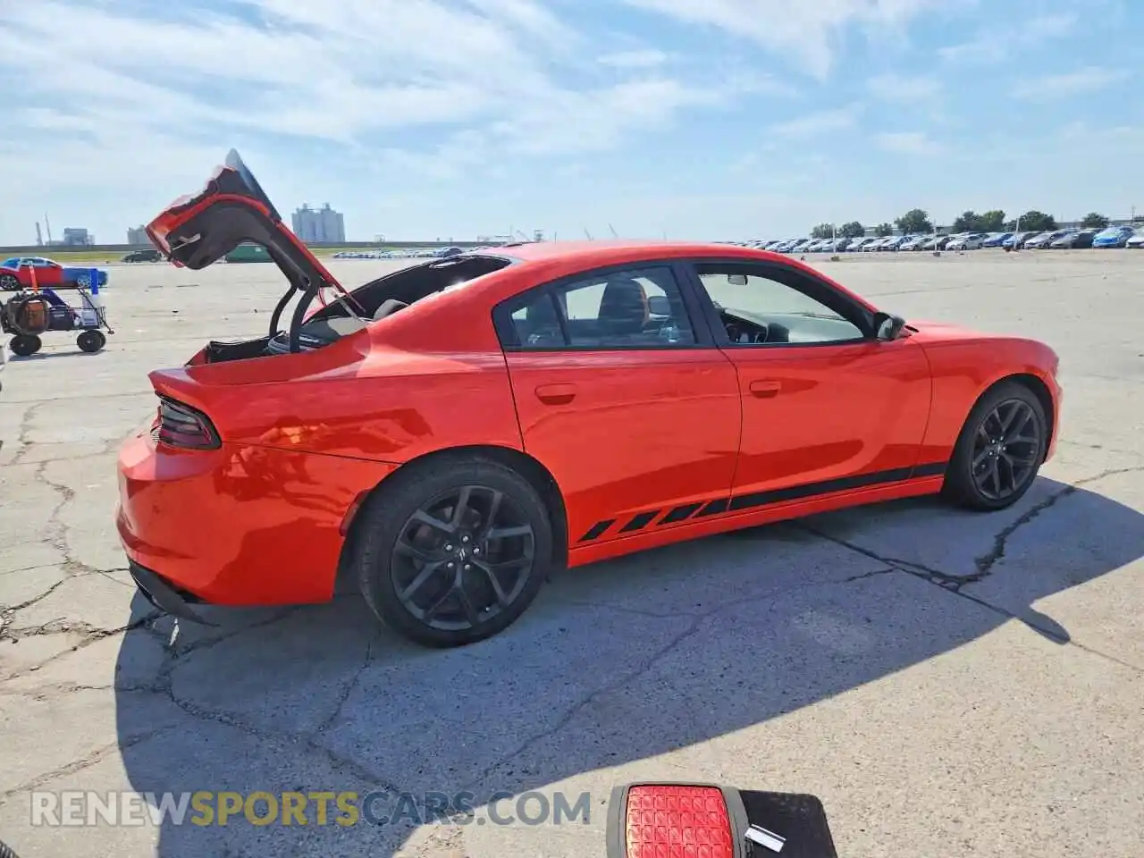 3 fotografías del automóvil dañado 2C3CDXBG3MH512605 DODGE CHARGER 2021