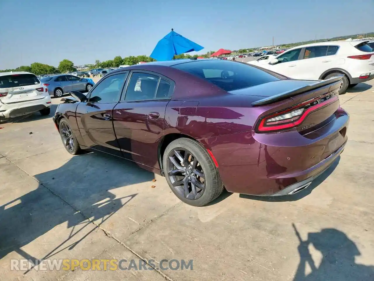 2 Photograph of a damaged car 2C3CDXBG3MH519215 DODGE CHARGER 2021