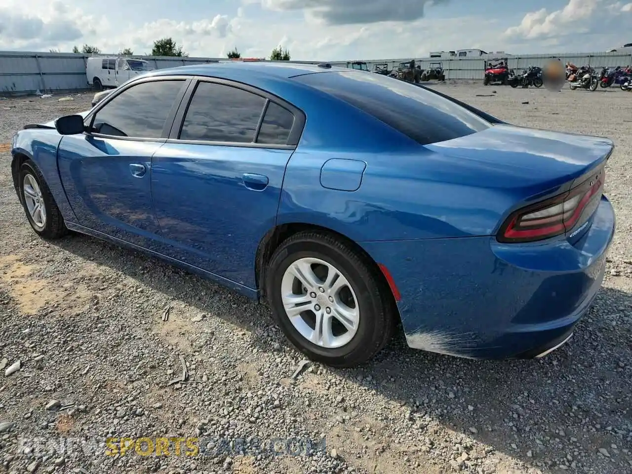 2 Photograph of a damaged car 2C3CDXBG3MH580886 DODGE CHARGER 2021