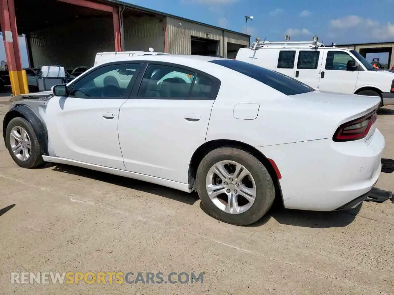 2 Photograph of a damaged car 2C3CDXBG3MH639077 DODGE CHARGER 2021