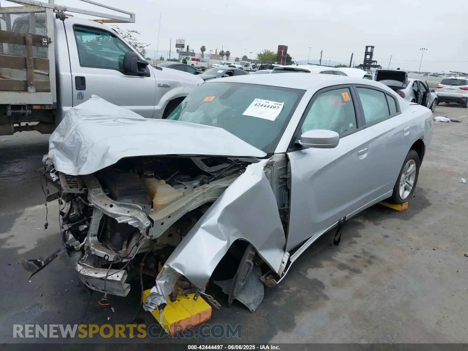 2 Photograph of a damaged car 2C3CDXBG3MH647437 DODGE CHARGER 2021