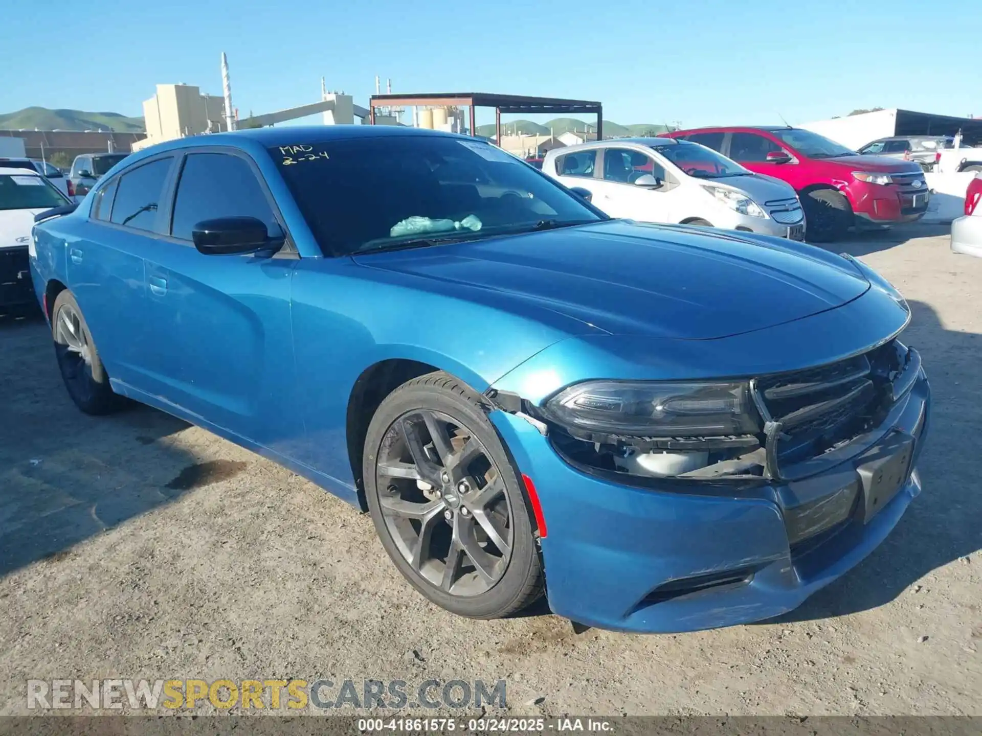1 Photograph of a damaged car 2C3CDXBG3MH679532 DODGE CHARGER 2021