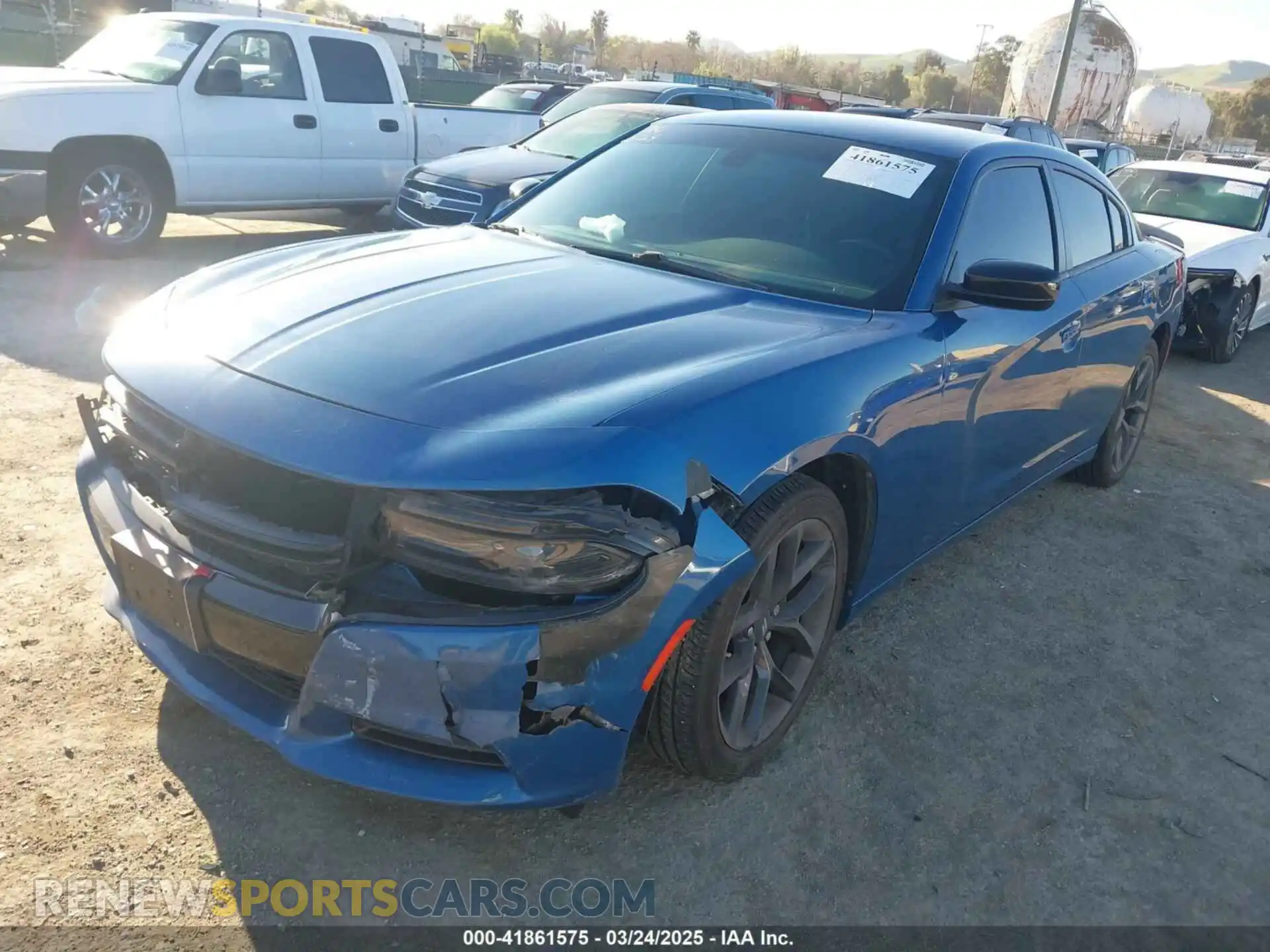 2 Photograph of a damaged car 2C3CDXBG3MH679532 DODGE CHARGER 2021