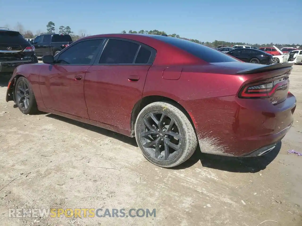 2 Photograph of a damaged car 2C3CDXBG3MH681653 DODGE CHARGER 2021
