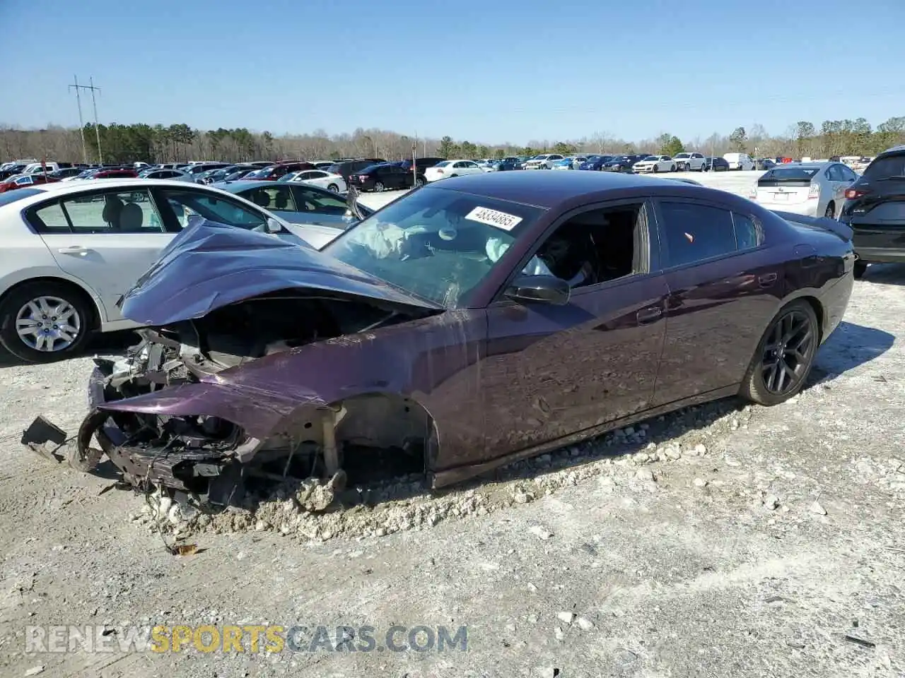 1 Photograph of a damaged car 2C3CDXBG4MH512774 DODGE CHARGER 2021
