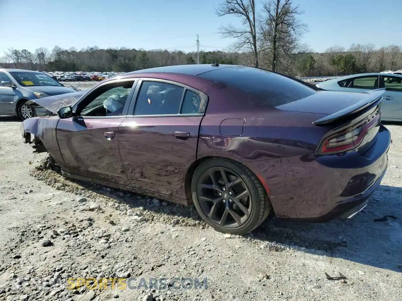2 Photograph of a damaged car 2C3CDXBG4MH512774 DODGE CHARGER 2021