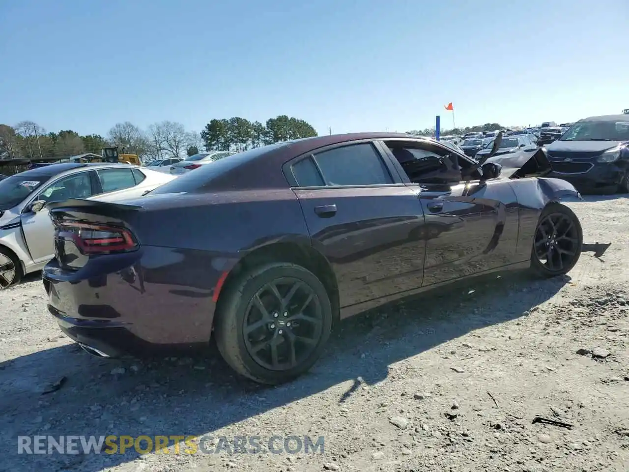 3 Photograph of a damaged car 2C3CDXBG4MH512774 DODGE CHARGER 2021