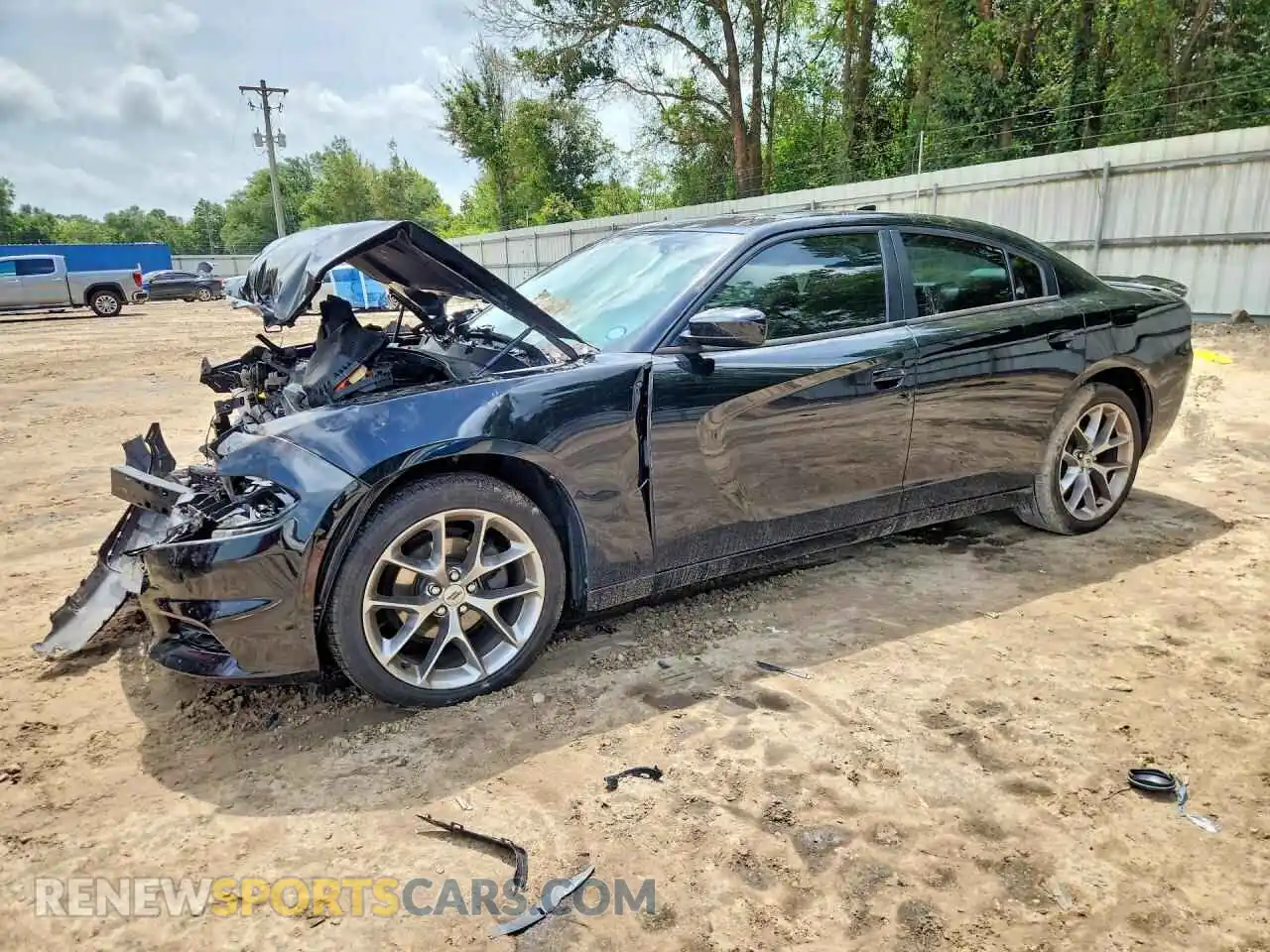 1 Photograph of a damaged car 2C3CDXBG4MH512841 DODGE CHARGER 2021