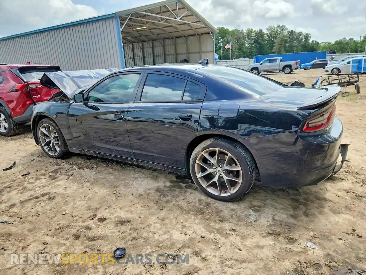 2 Photograph of a damaged car 2C3CDXBG4MH512841 DODGE CHARGER 2021