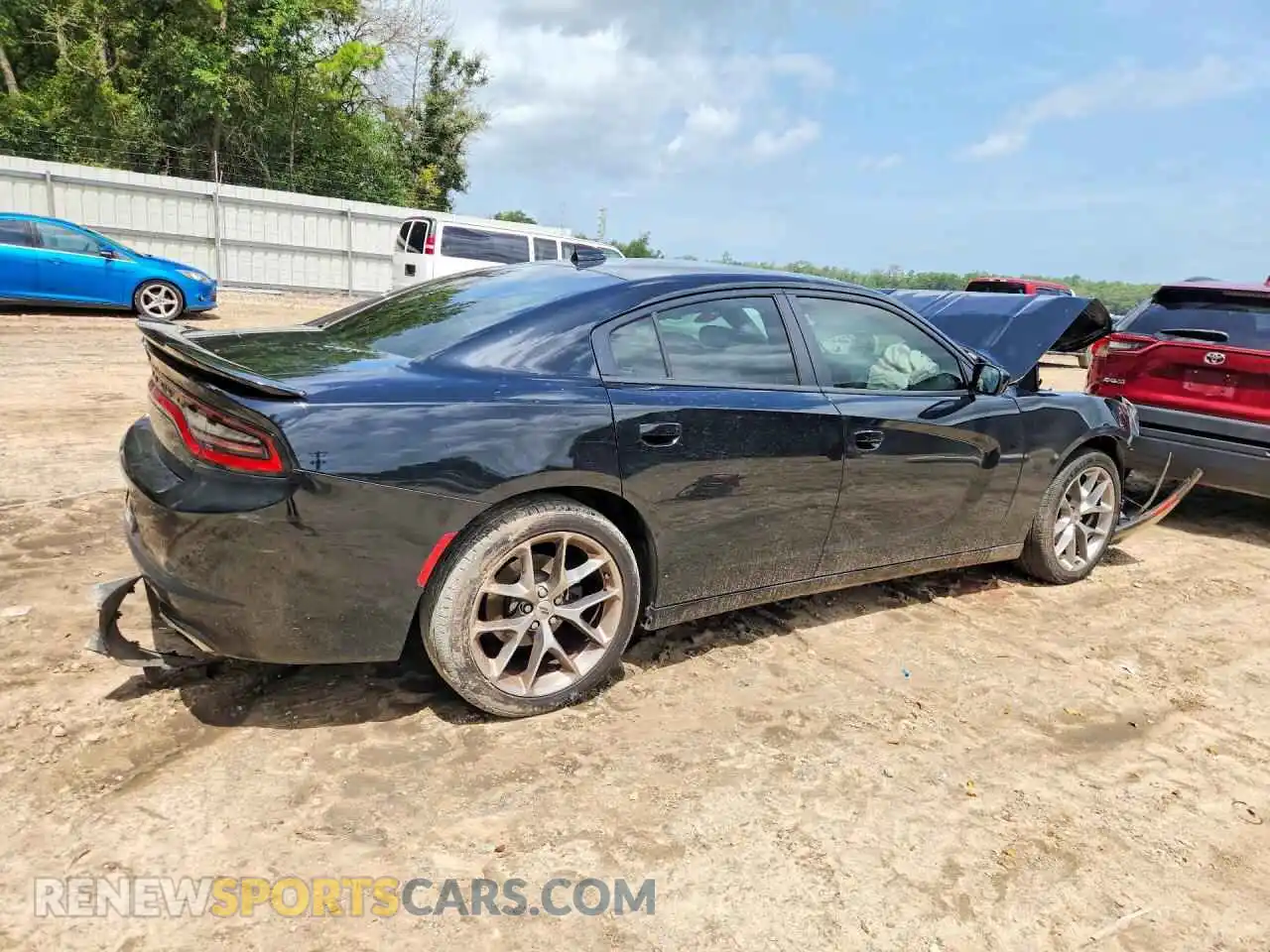 3 Photograph of a damaged car 2C3CDXBG4MH512841 DODGE CHARGER 2021