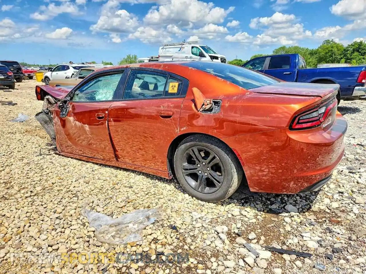 2 Фотография поврежденного автомобиля 2C3CDXBG4MH518011 DODGE CHARGER 2021