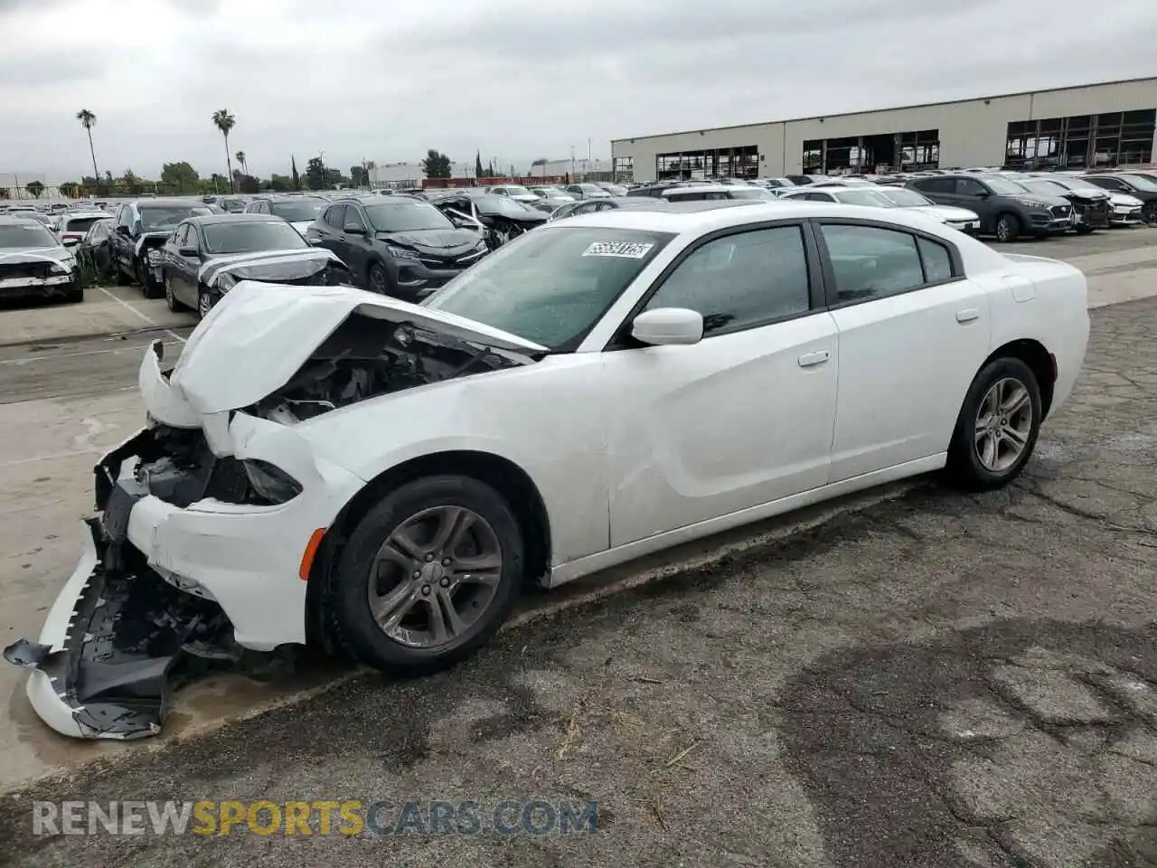 1 Photograph of a damaged car 2C3CDXBG4MH536525 DODGE CHARGER 2021