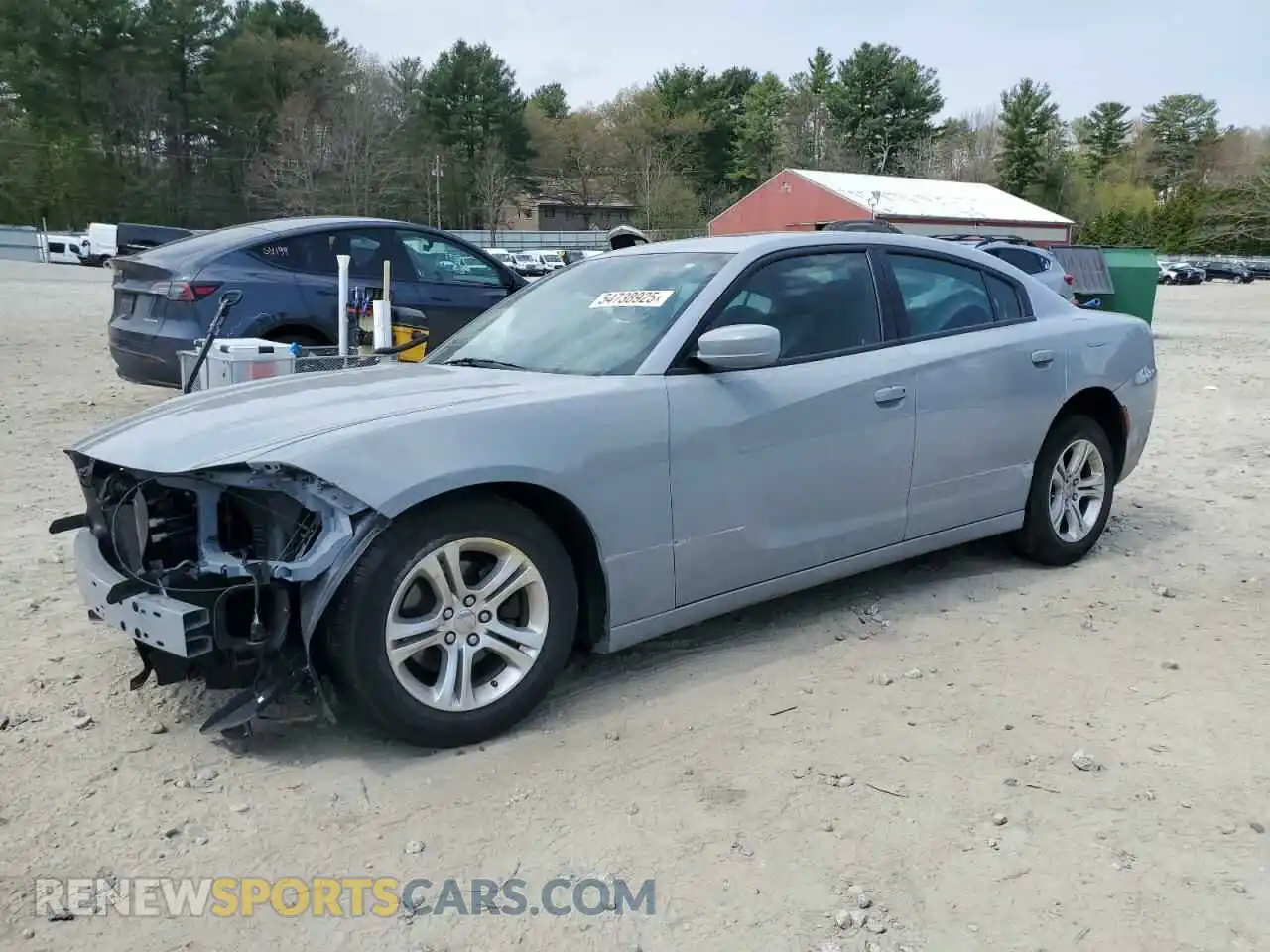 1 Photograph of a damaged car 2C3CDXBG4MH543684 DODGE CHARGER 2021