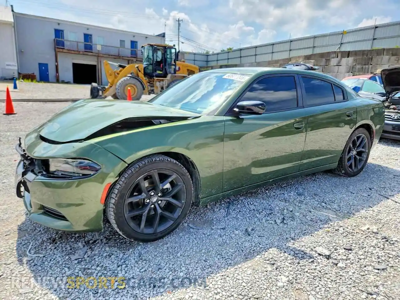 1 Photograph of a damaged car 2C3CDXBG4MH562428 DODGE CHARGER 2021