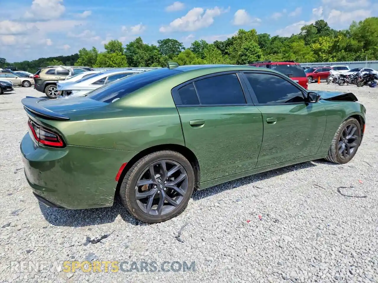 3 Photograph of a damaged car 2C3CDXBG4MH562428 DODGE CHARGER 2021