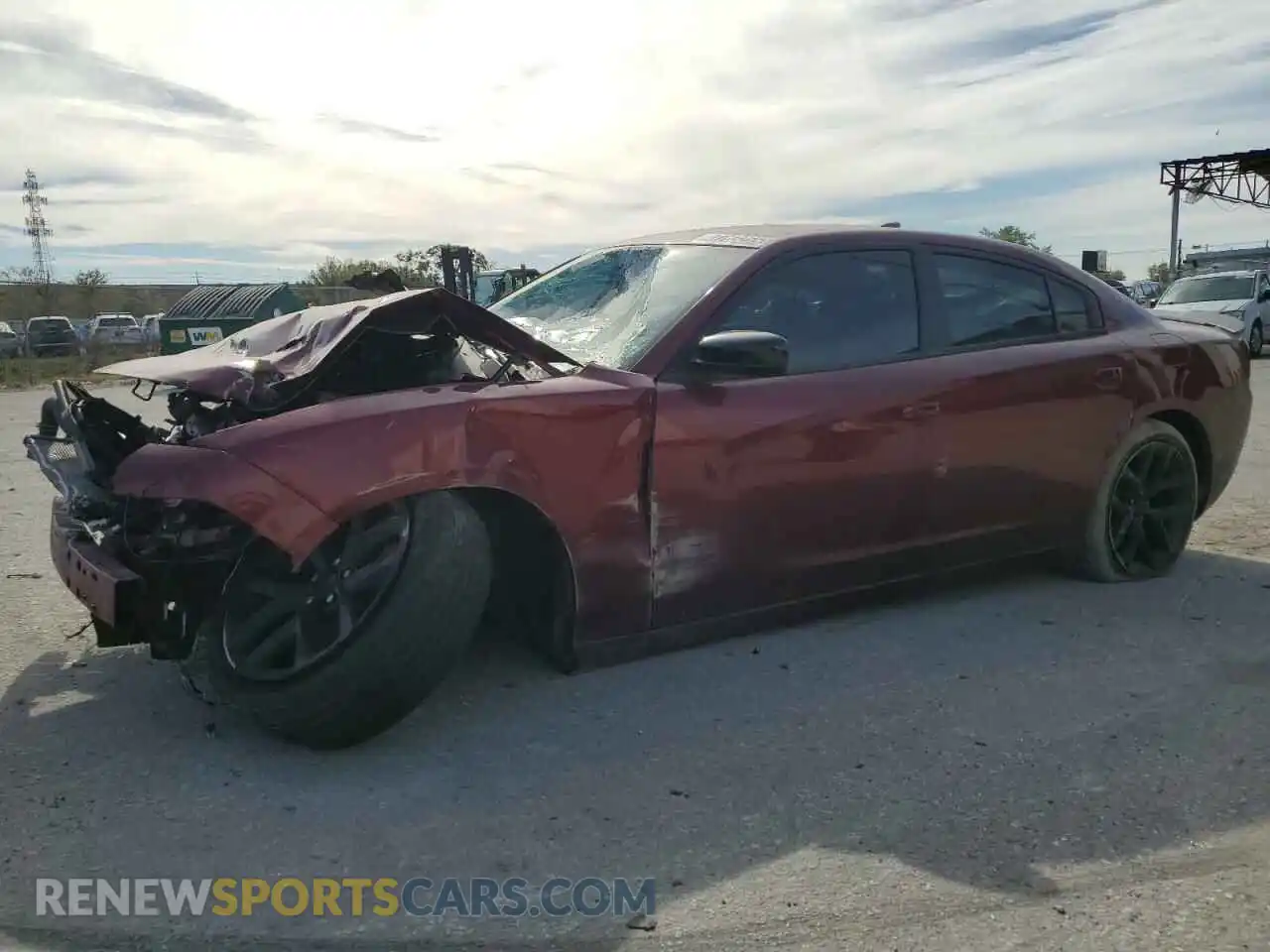 1 Photograph of a damaged car 2C3CDXBG4MH562431 DODGE CHARGER 2021