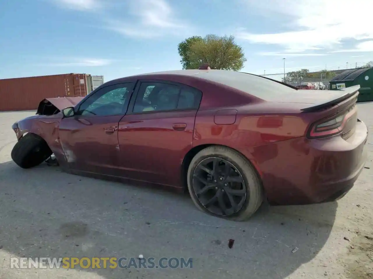 2 Photograph of a damaged car 2C3CDXBG4MH562431 DODGE CHARGER 2021