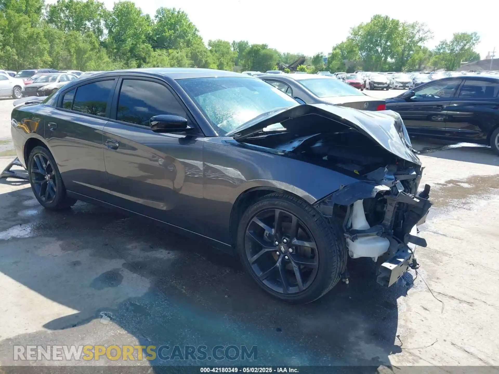 1 Photograph of a damaged car 2C3CDXBG4MH625396 DODGE CHARGER 2021