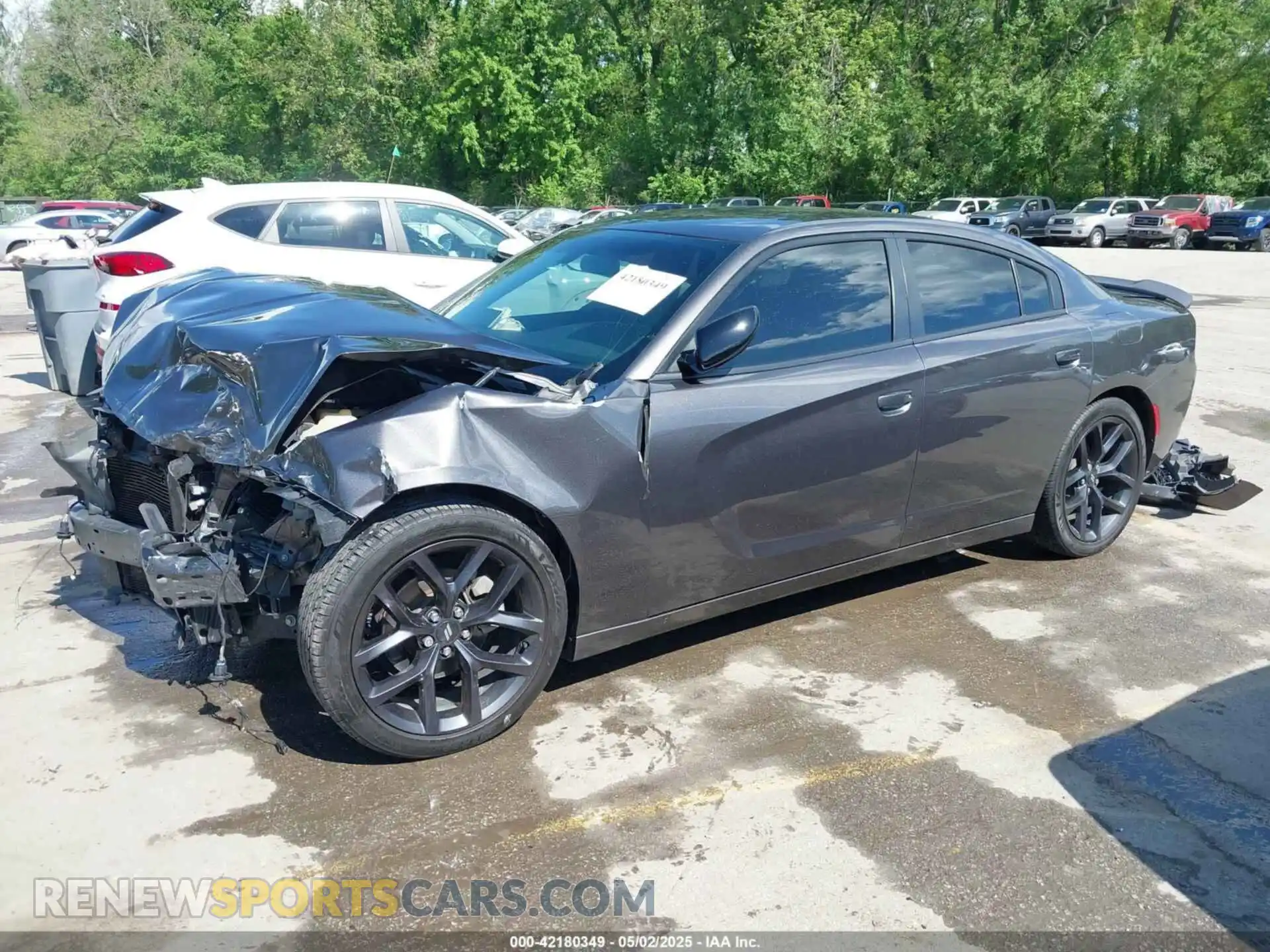 2 Photograph of a damaged car 2C3CDXBG4MH625396 DODGE CHARGER 2021