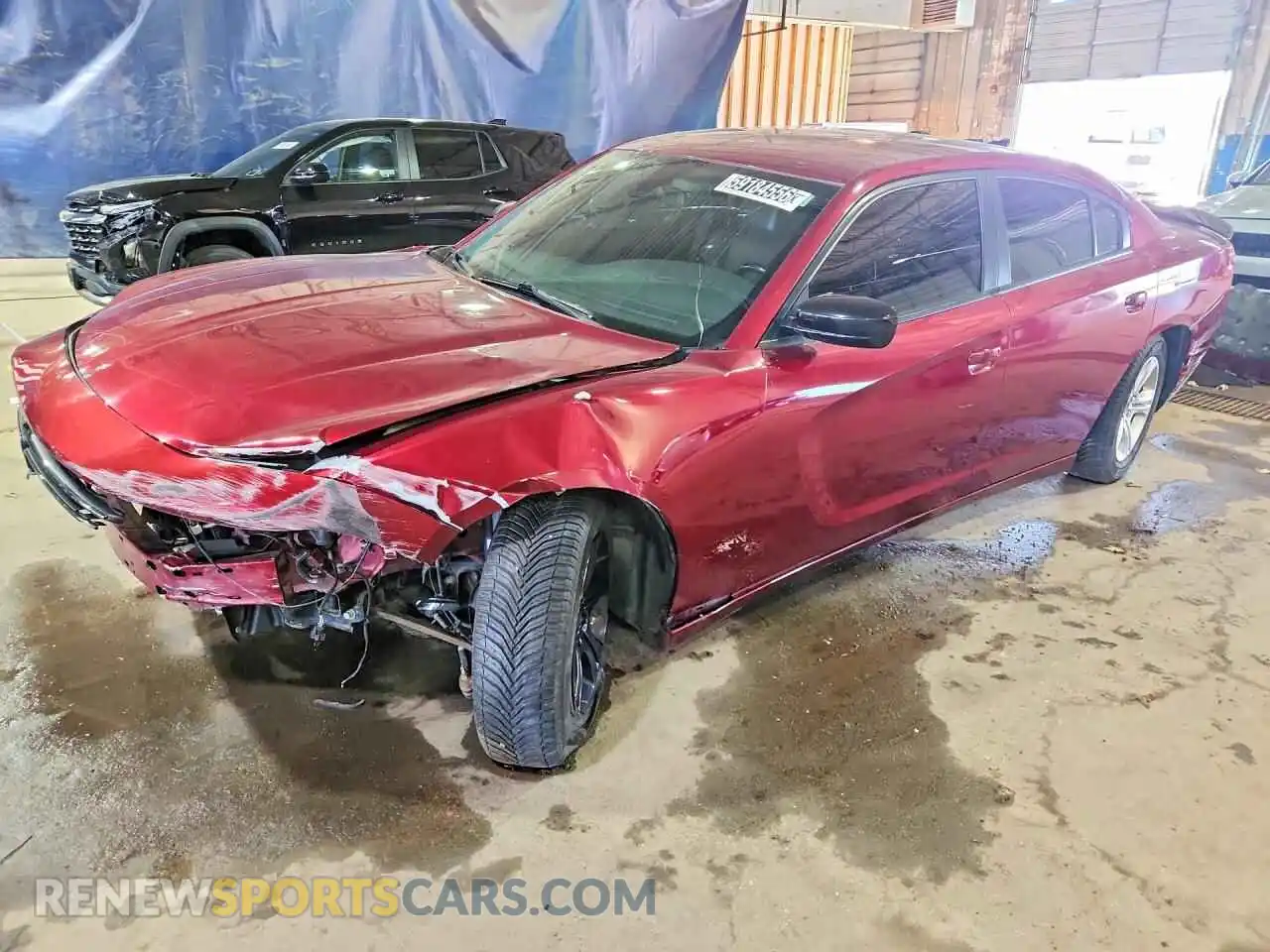 1 Фотография поврежденного автомобиля 2C3CDXBG4MH638763 DODGE CHARGER 2021