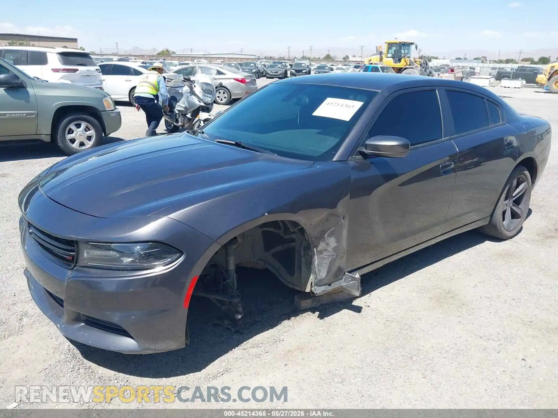 2 Photograph of a damaged car 2C3CDXBG4MH675313 DODGE CHARGER 2021