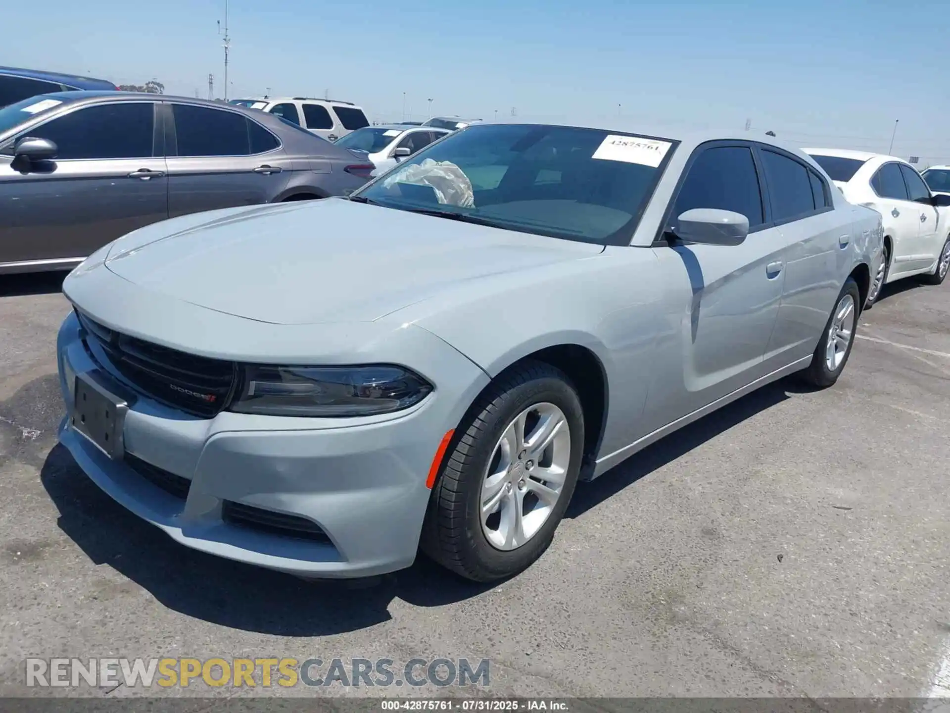 2 Photograph of a damaged car 2C3CDXBG4MH682150 DODGE CHARGER 2021