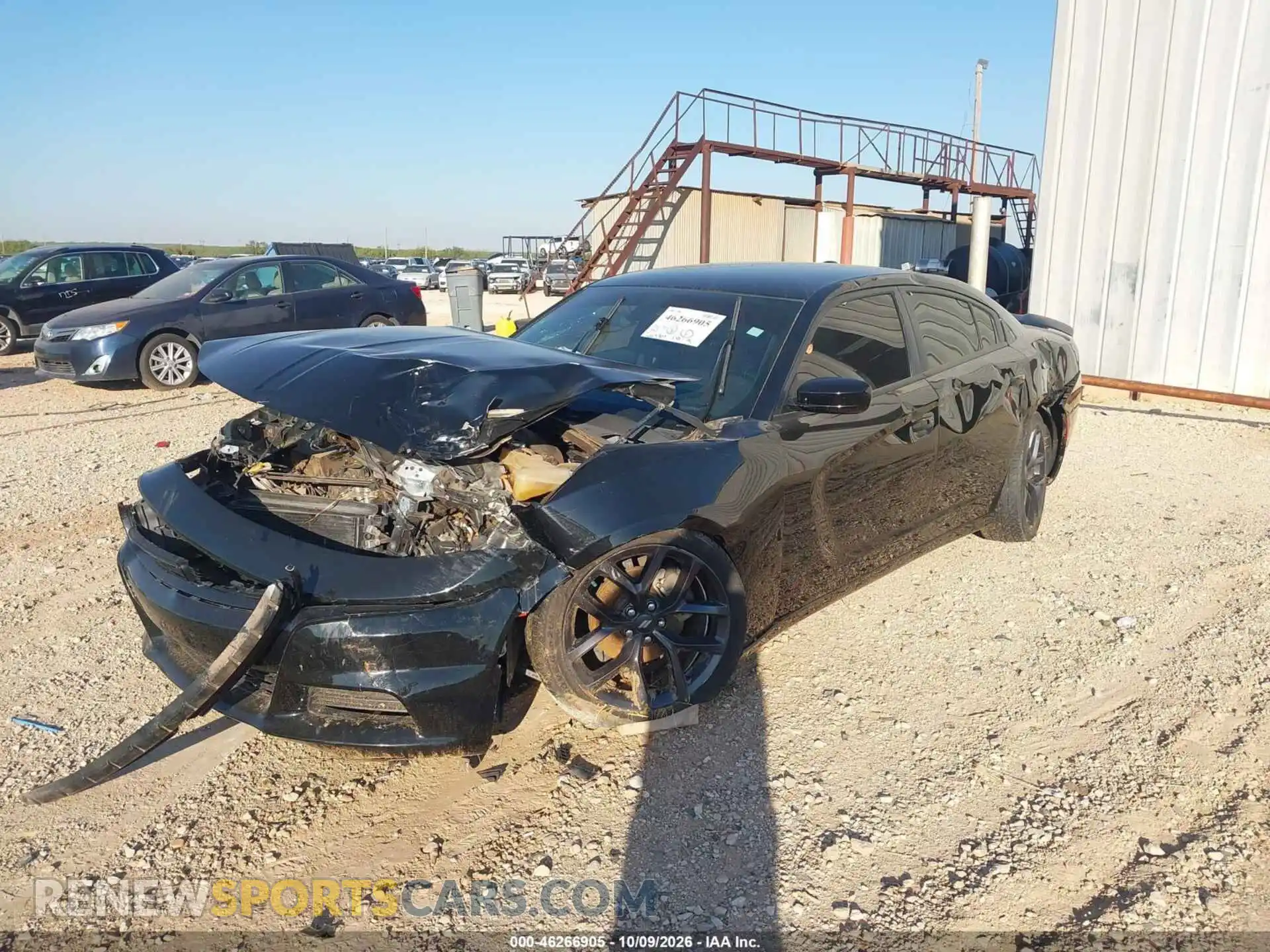 2 fotografías del automóvil dañado 2C3CDXBG5MH504439 DODGE CHARGER 2021