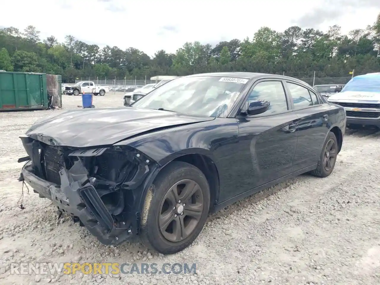 1 Photograph of a damaged car 2C3CDXBG5MH511178 DODGE CHARGER 2021