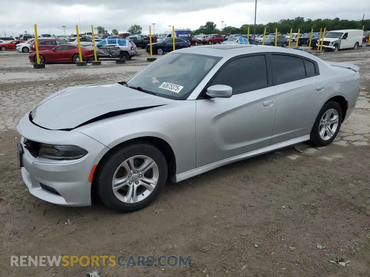 1 Photograph of a damaged car 2C3CDXBG5MH548392 DODGE CHARGER 2021